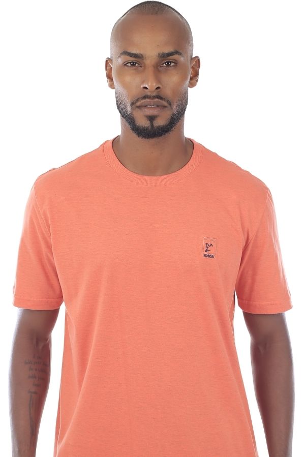 CAMISETA MASCULINA BÁSICA CORAL IDIOS