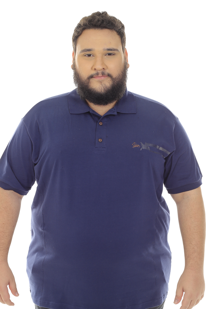 POLO MASCULINA PLUS SIZE ACQUARI IDIOS