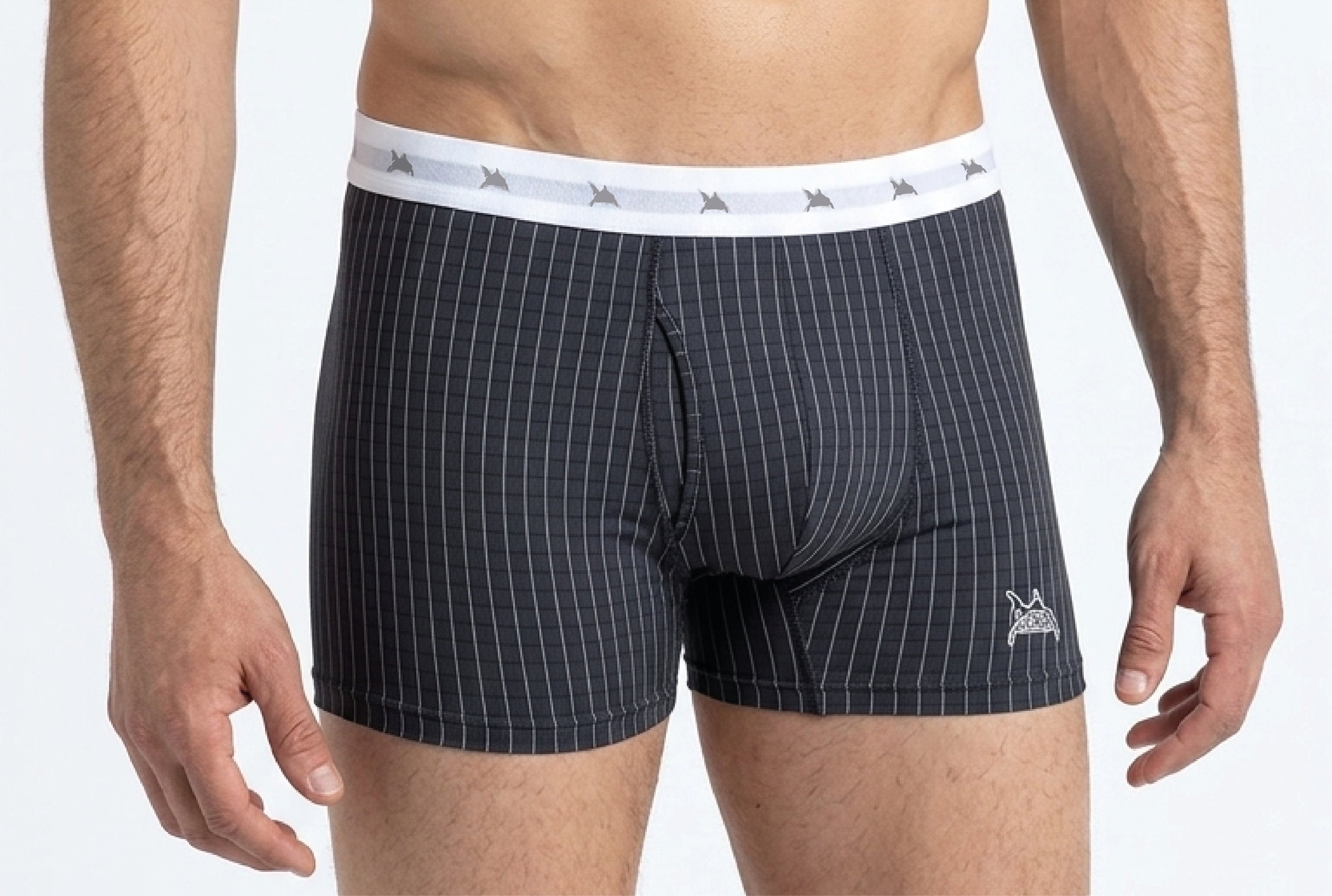 CUECA LISTRADA MASCULINA BOXER IDIOS