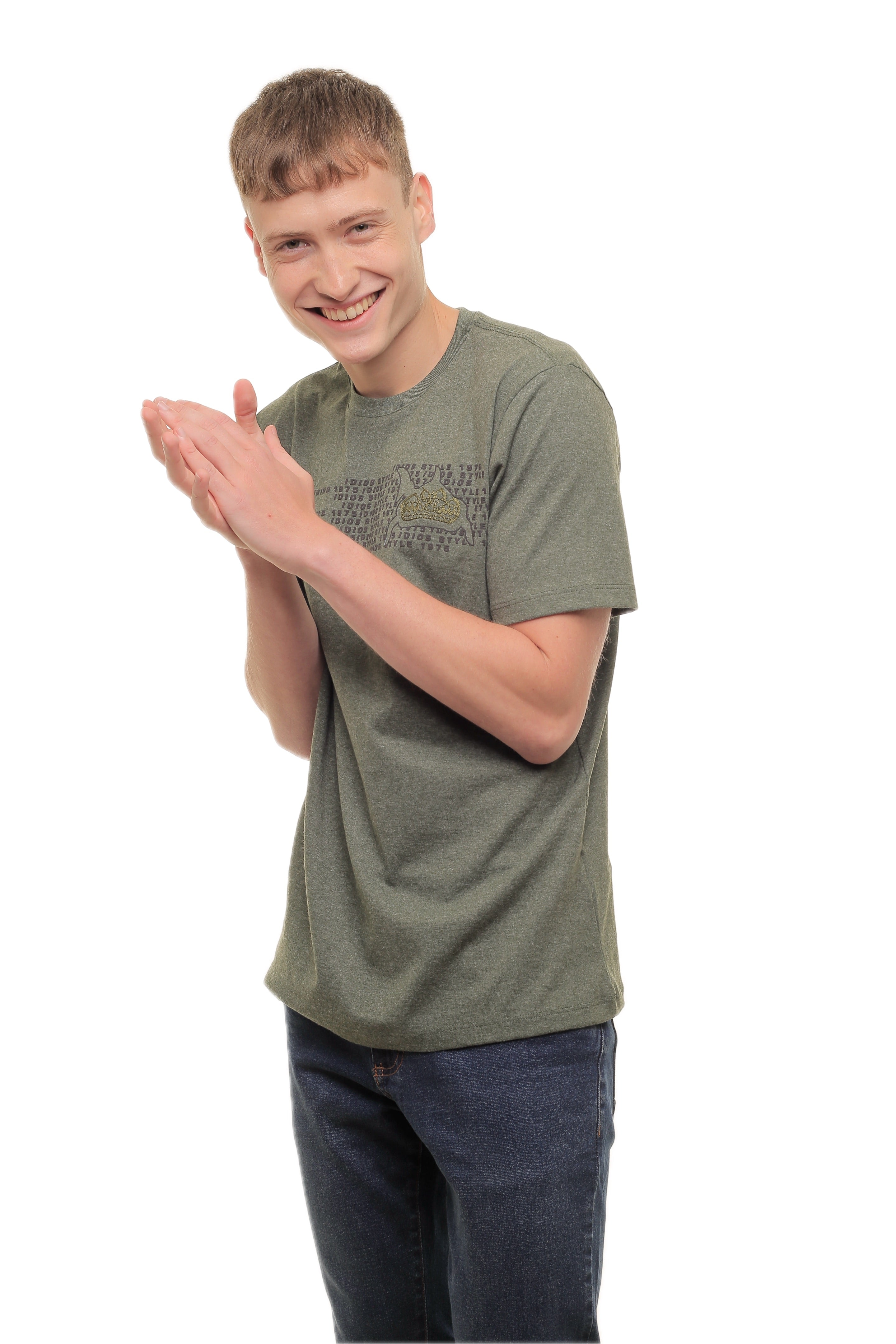CAMISETA MASCULINA MANIWA IDIOS