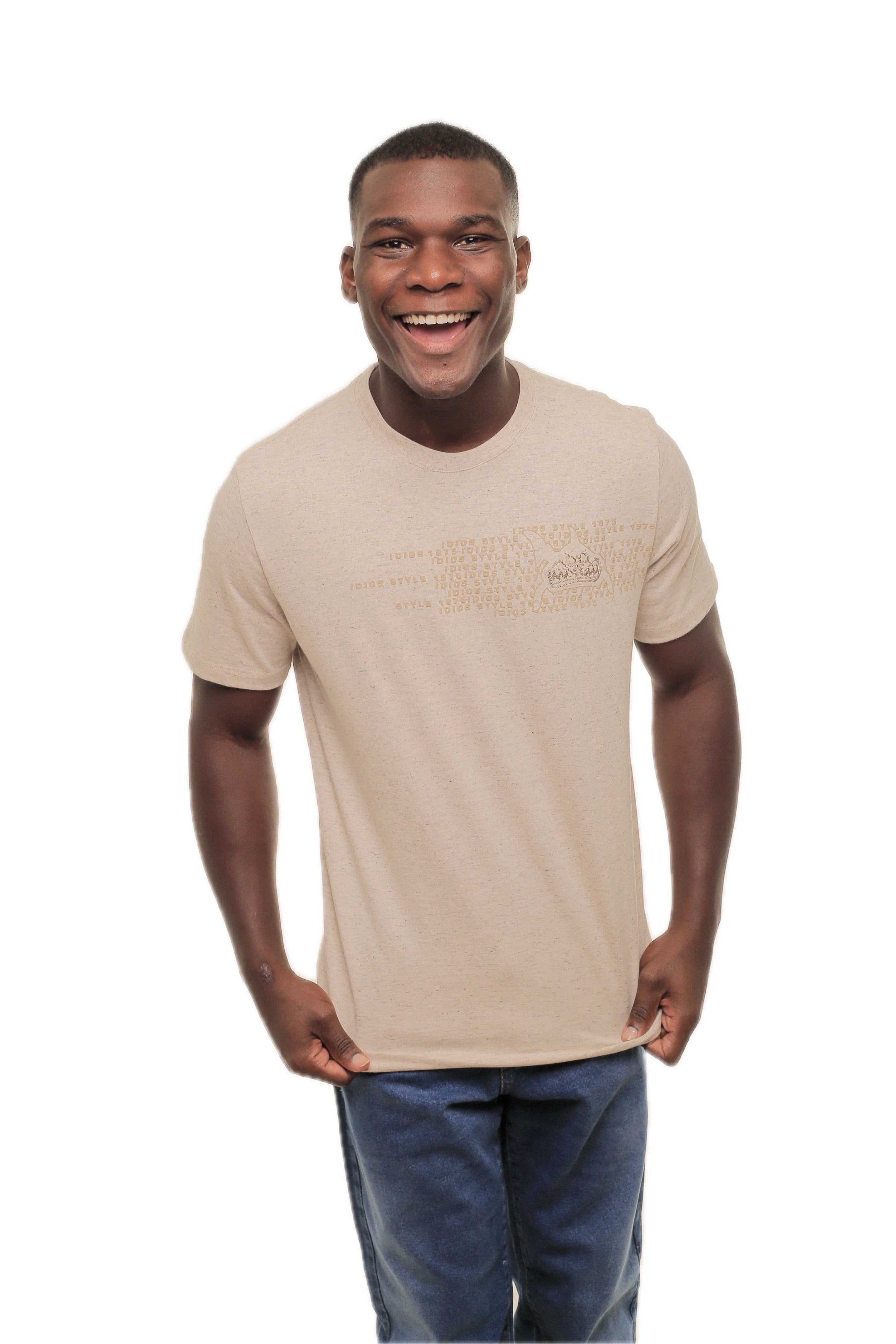 CAMISETA MASCULINA MANIWA IDIOS