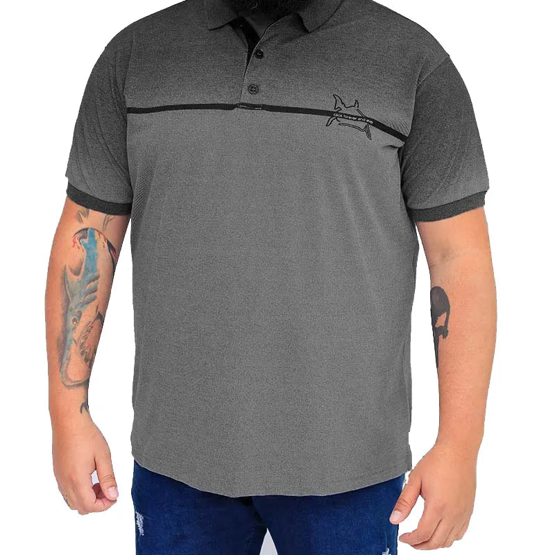 POLO MASCULINA PLUS SIZE OAKLAND IDIOS