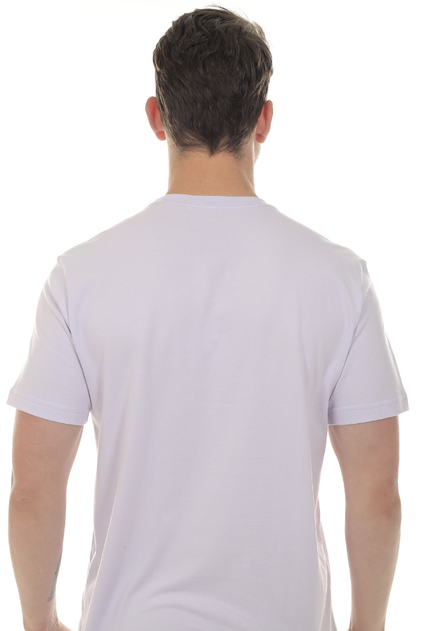 CAMISETA MASCULINA BÁSICA CINZA IDIOS