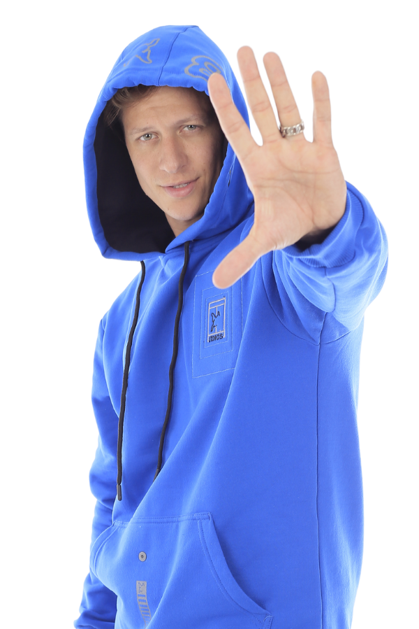 MOLETOM MASCULINO CAPUZ THE LAND IDIOS