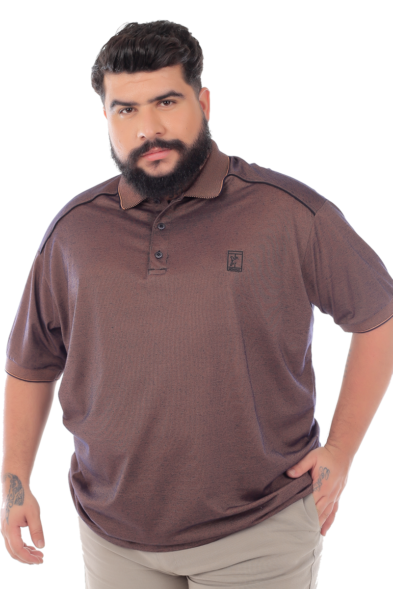 POLO MASCULINA PLUS SIZE ORLEANS IDIOS